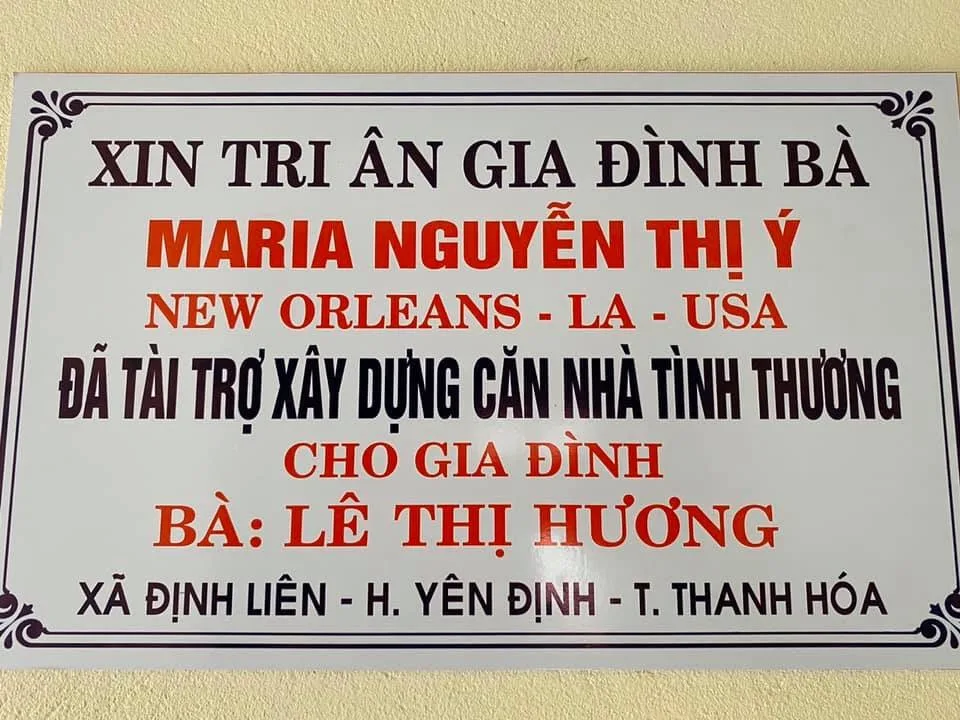 TRAO NHÀ TÌNH THƯƠNG CHO BÀ LÊ THỊ HƯƠNG
