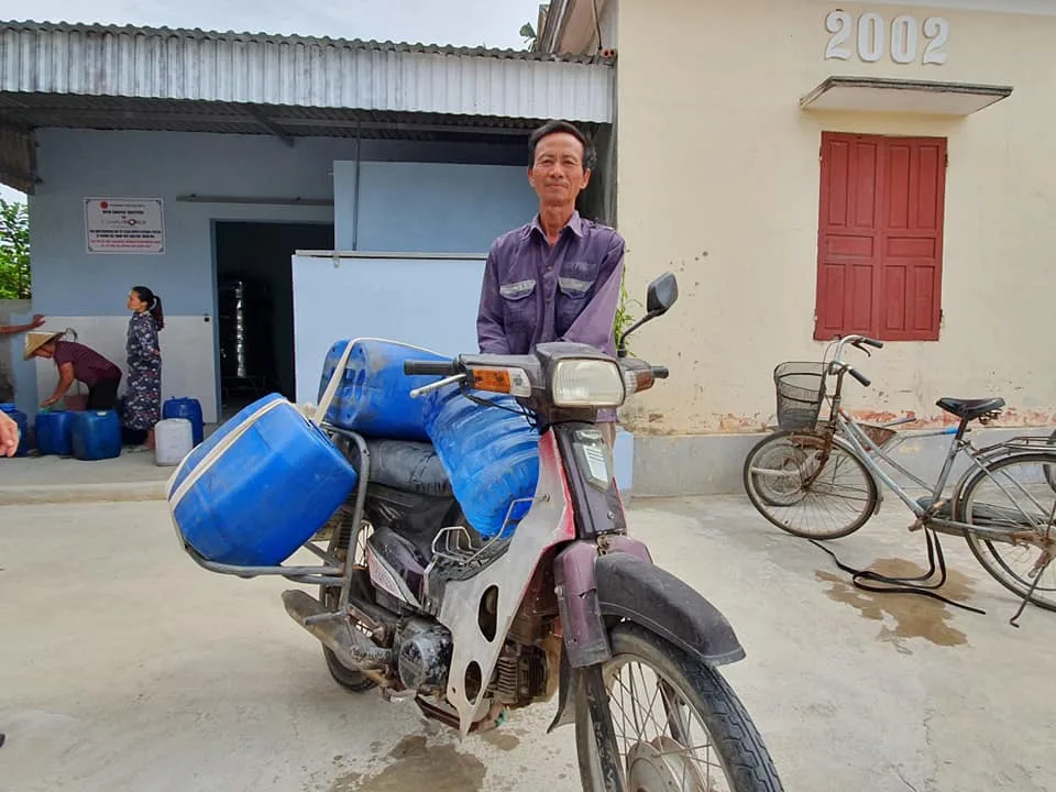 TRAO NHÀ MÁY NƯỚC CHO HỌ ĐẠO PHƯỢNG CÁT – XÃ THANH THUỶ – THỊ XÃ NGHI SƠN