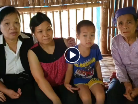 Trở lại thăm gia đình chị Quý ở xã Đồng Lương, huyện Lang Chánh, tỉnh Thanh Hóa.