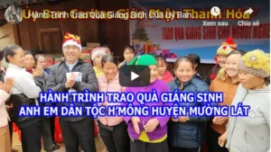TRAO QUÀ GIÁNG SINH CHO BÀ CON DÂN TỘC HMOONG MƯỜNG LÁT – THANH HÓA