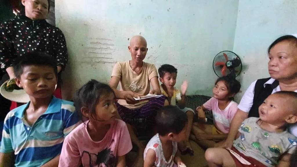 Thăm gia đình chị Tân tại xứ Tam Linh