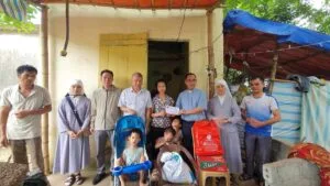 Caritas Thanh Hóa chung tay giúp đỡ gia đình đặc biệt khó khăn